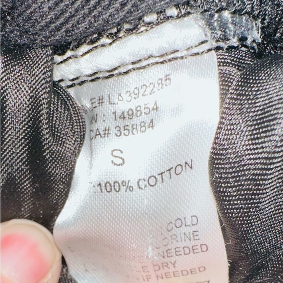 Sage Black Denim Apparel size small - Picture 8 of 9